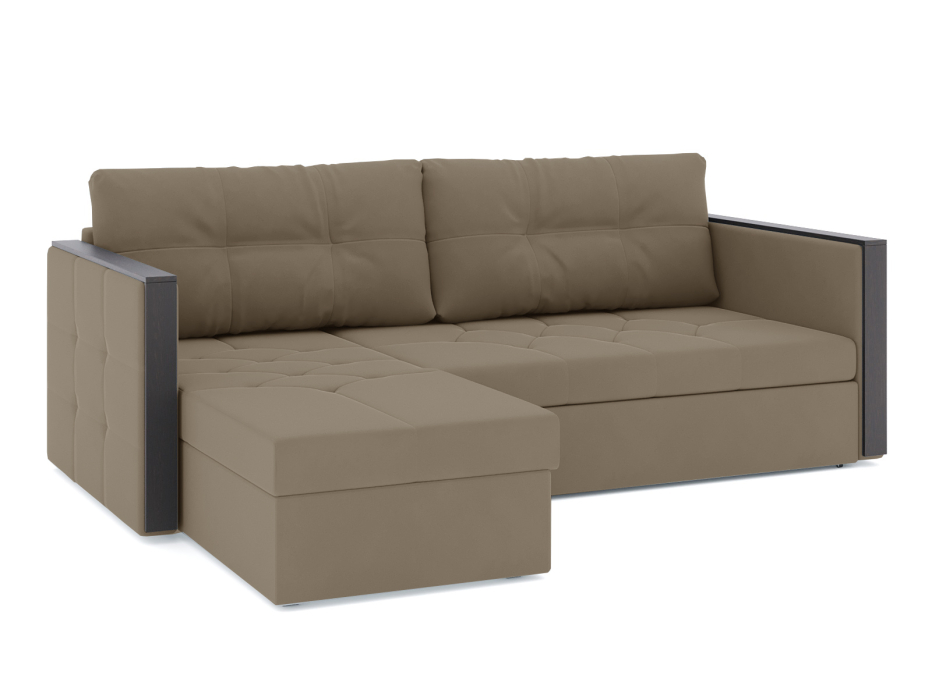 Диваны угловые в гостиную, Диван-кровать угловой Даймонд дельфин, велюр