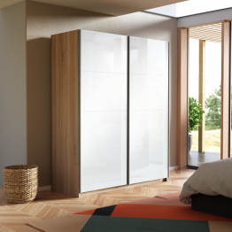 Шкаф-купе Прайм дуо Белый Глянец 2300 x 1200 x 570