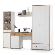 Офисная мебель, Молодёжная мебельная стенка Вуди № 22