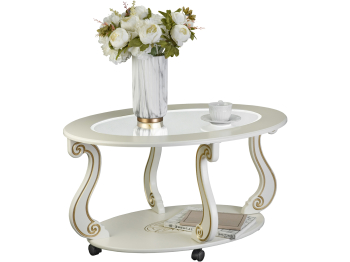 Стол журнальный Мебелик Овация (С) на колесах