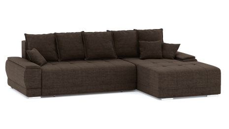 Диван-кровать угловой Нордвикс ПБ, рогожка