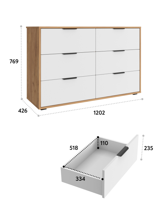 Комоды, Комод Оптима ОП-15