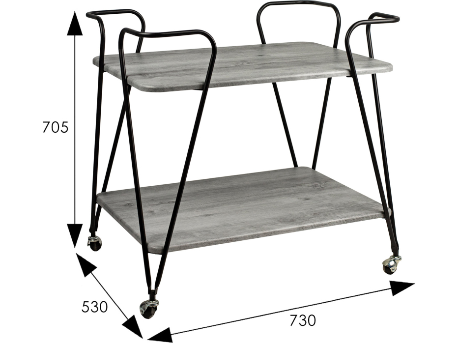 Сервировочные столы, Стол сервировочный Мебелик Эстер