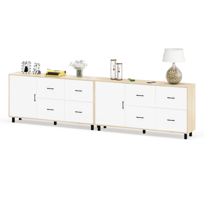 ТВ-тумбы, Два больших комода РВК 125-1704 ящики и дверка