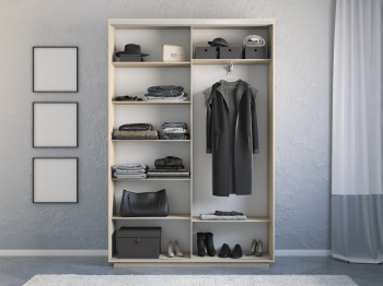 Шкаф-купе Экспресс 2-х дверный Фотопечать Калейдоскоп Стекла 120х45х220