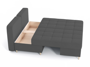 Диван-кровать угловой Оливер 2 еврокнижка-трансформер, велюр