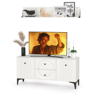 Стенки для гостиной, Тумба для ТВ с навесной полкой Валенсия № 50