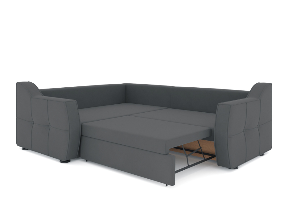 Диваны угловые в гостиную, Диван-кровать угловой Френсис дельфин, велюр