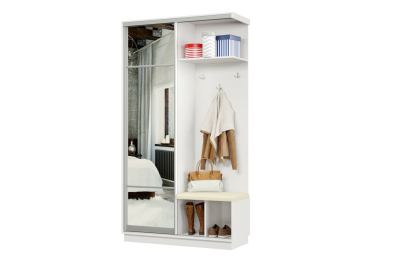 Прихожая Премьер 03 Лайт 11 Правая Мягкая