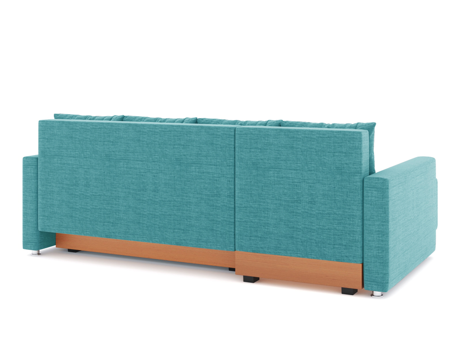 Диваны угловые в гостиную, Диван-кровать угловой Челси еврокнижка, рогожка