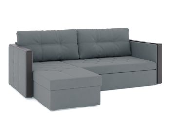 Диван-кровать угловой Даймонд дельфин, велюр