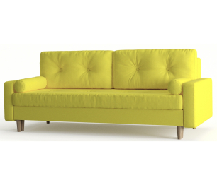 Диван-кровать Belfast, независимый пружинный блок, рогожка