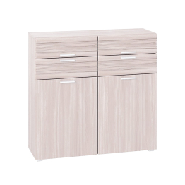 Тумба с 2-я створками Лотос ТБ-804, бодега белая