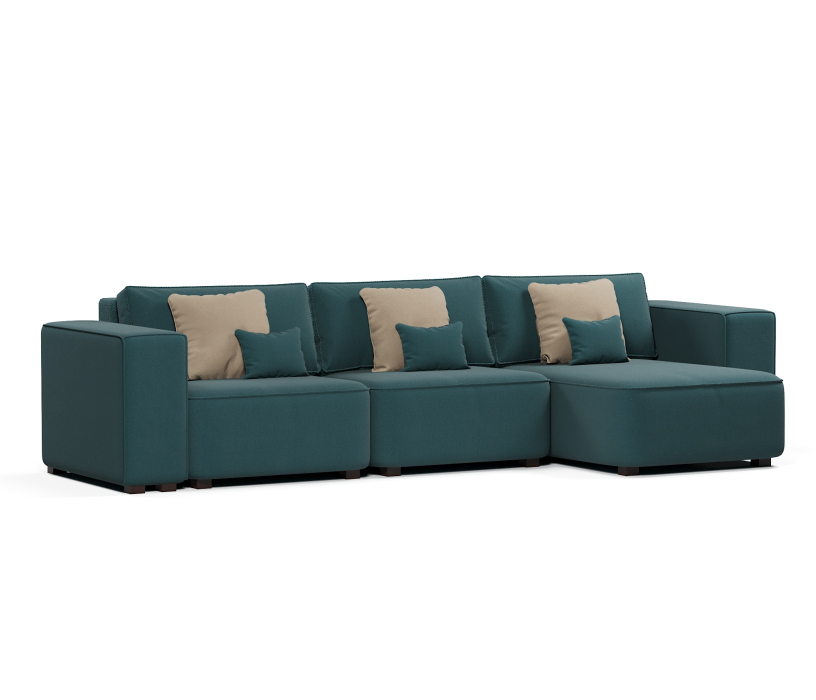 Диваны угловые, Диван-кровать угловой еврокнижка Сиэтл, велюр