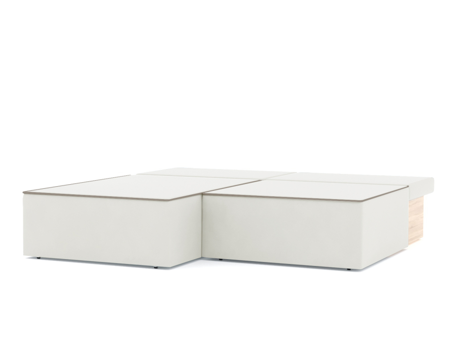 Диваны угловые в гостиную, Диван-кровать угловой еврокнижка Блюм Некст, велюр