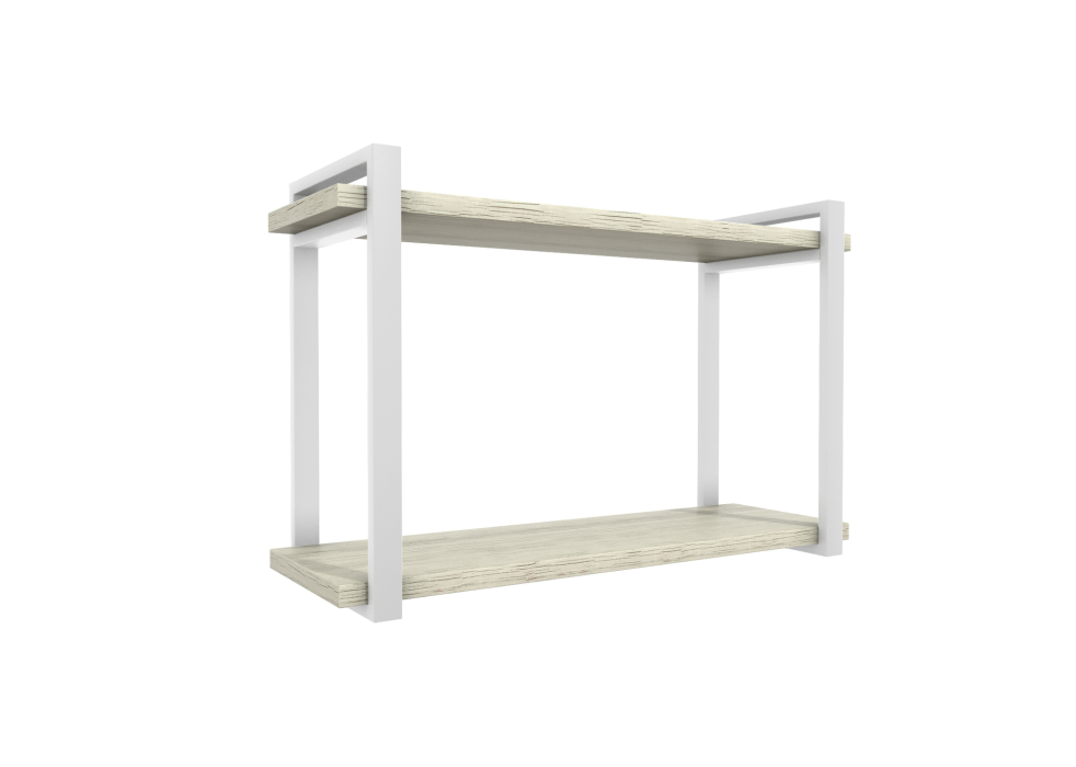 Настенные полки, Полка Айсберг Лофт 80 белый