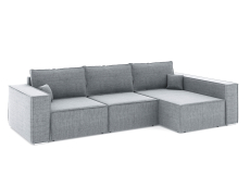 Диваны угловые в гостиную, Диван-кровать угловой Фостер Лофт, еврокнижка рогожка