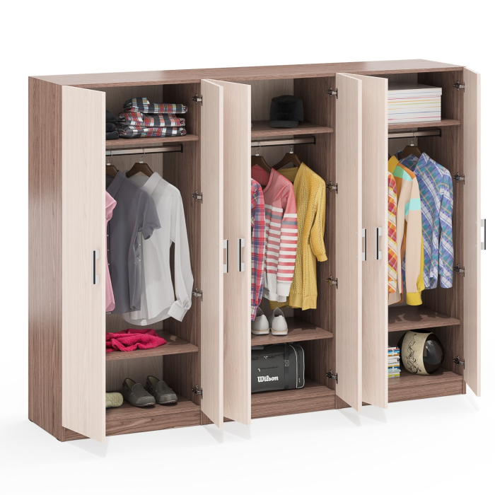 Шкафы двухстворчатые, Шкафы для одежды 3-х дверные СК-9