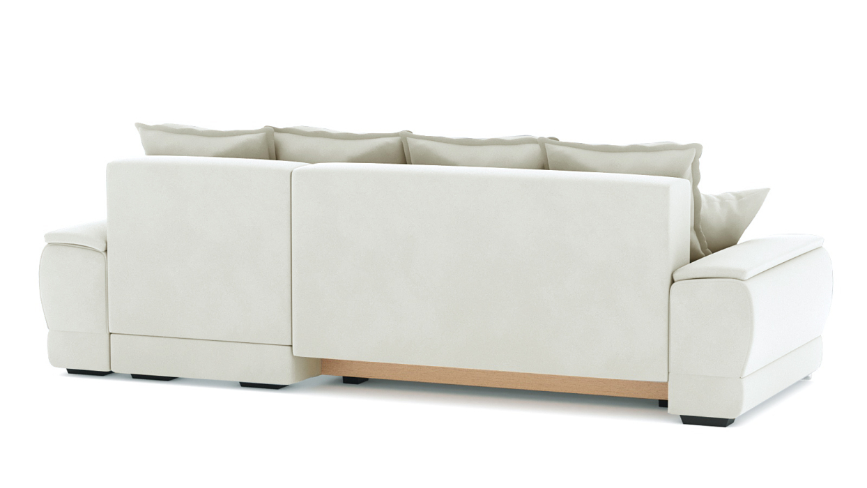 Диваны угловые в гостиную, Диван-кровать угловой Нордвикс Мини, велюр