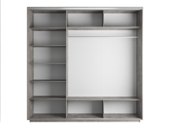 Шкаф-купе Экспресс 3-х дверный Фотопечать Шары Стекла 180х60х220