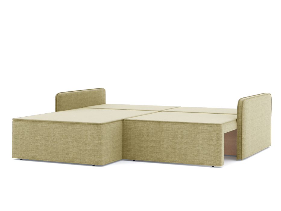 Диваны угловые в гостиную, Диван-кровать угловой еврокнижка Блюм, рогожка