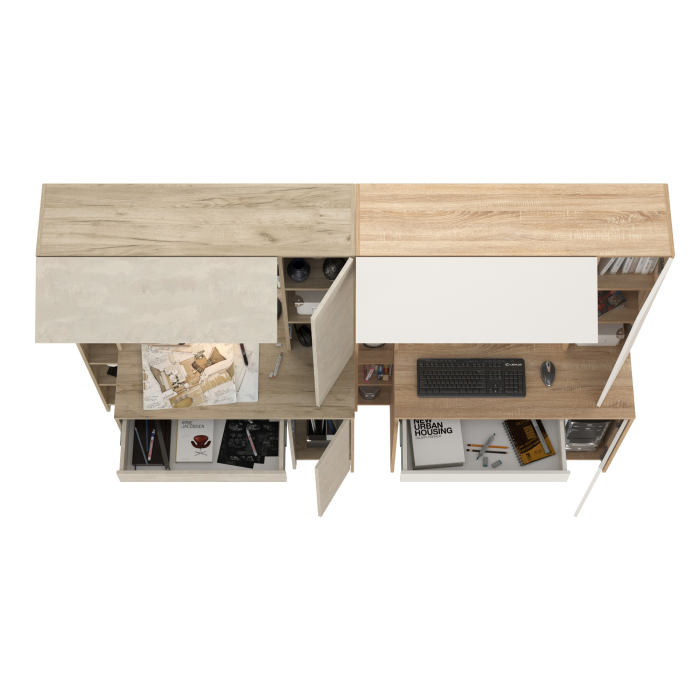 Прямые компьютерные столы, Комплект из рабочих столов Mobi Комфорт 12.71