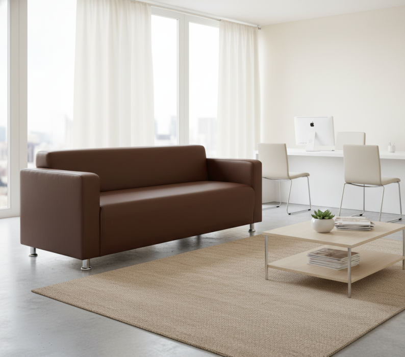 Диваны прямые, Диван офисный Томи 200, экокожа