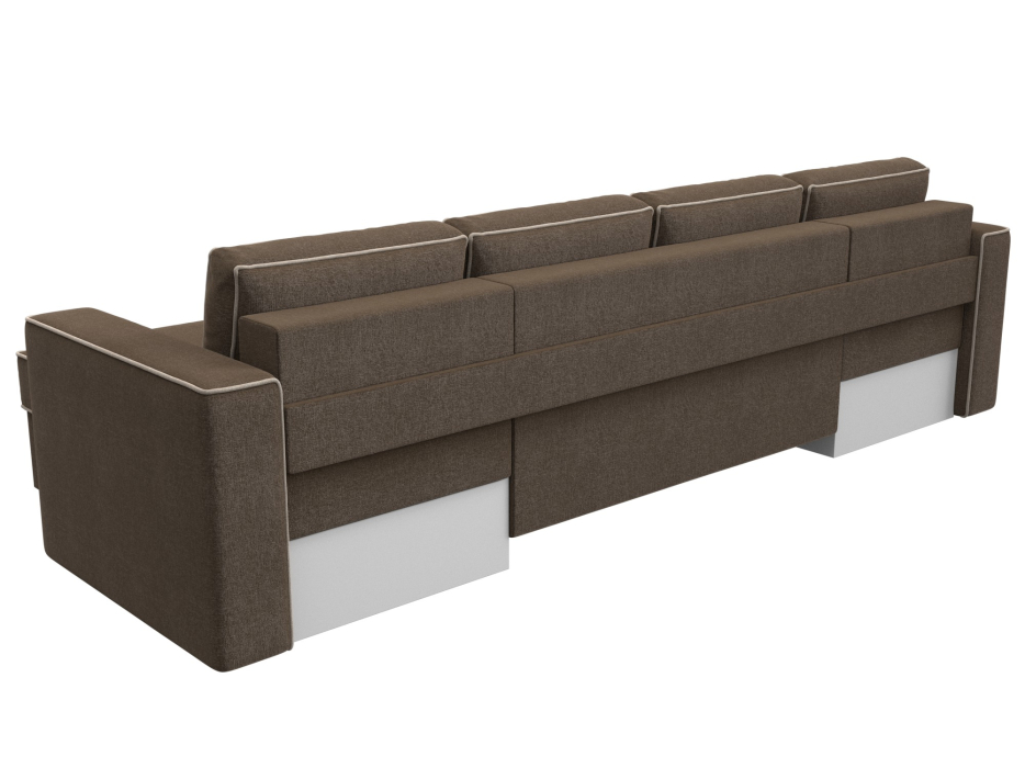 Диваны еврокнижки, П-образный диван Принстон, рогожка