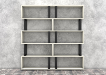 Стеллаж Айсберг Лофт 180х190-4 Черный