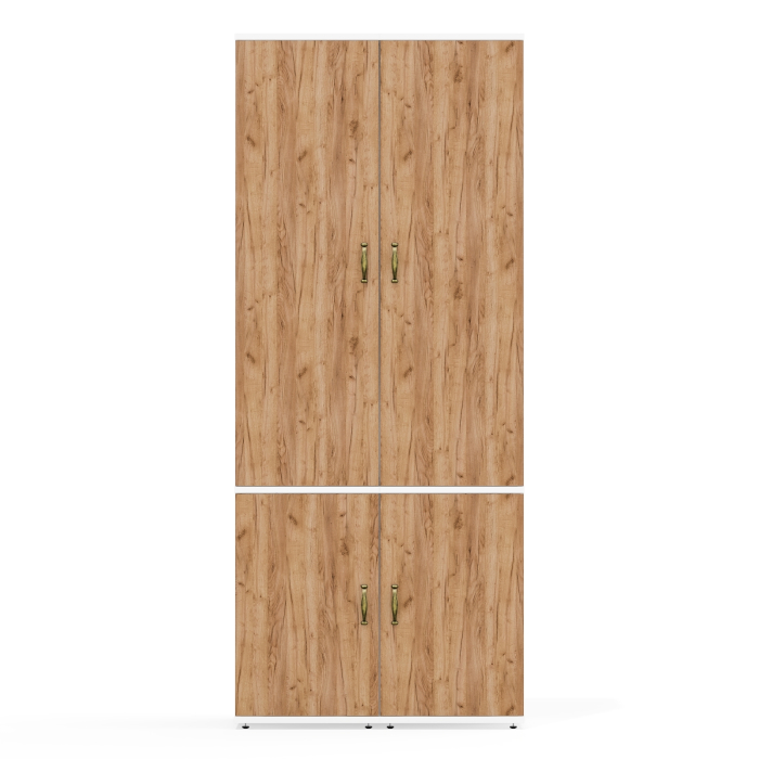 Шкафы распашные, Пенал с пятью полками за дверками и пенал 21Б Лидер-8