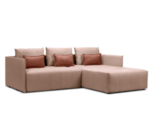 Диван еврокнижка угловой Чилетти, микровелюр