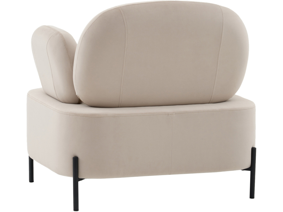 Кресло для отдыха, Кресло STOOL GROUP Кэнди с подлокотниками Велюр