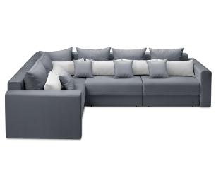 Диван угловой Мэдисон Лонг со спальным местом, микровелюр