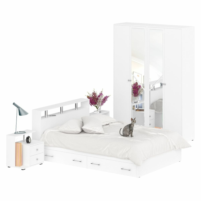 Спальные гарнитуры, Спальный гарнитур Камелия №8