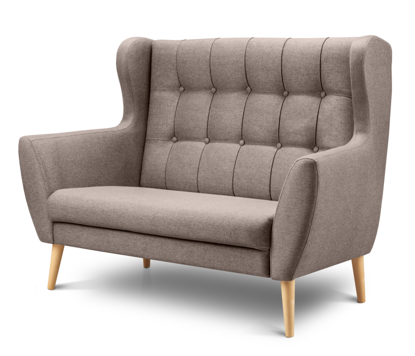 Дизайнерские диваны для гостиной, Диван прямой нераскладной Фиджи, рогожка