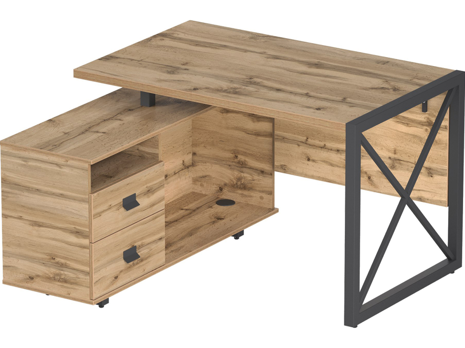 Письменные столы, Стол рабочий универсальный Калифорния Хардвиг 1200 ЛДСП