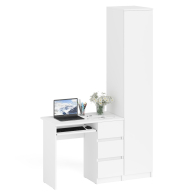 Домашние кабинеты, Компьютерный стол правый МС-6 с пеналом на МШ-400 Мори