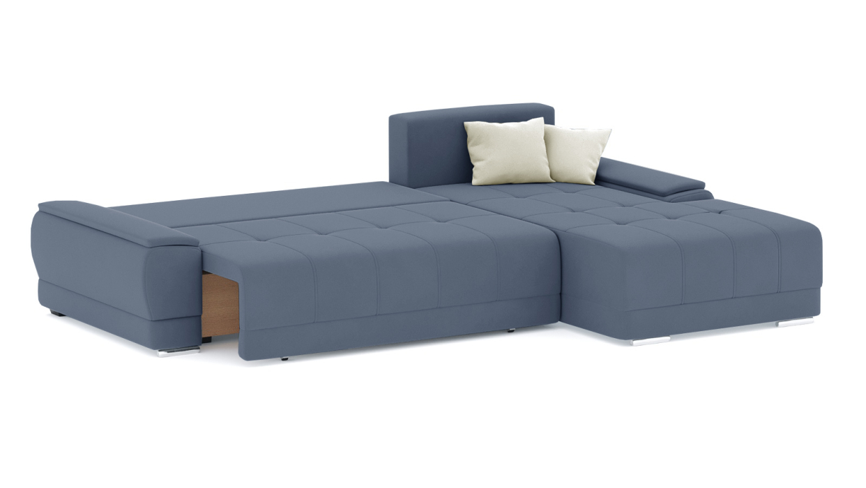 Диваны угловые в гостиную, Диван-кровать угловой Нордвикс ПБ, велюр