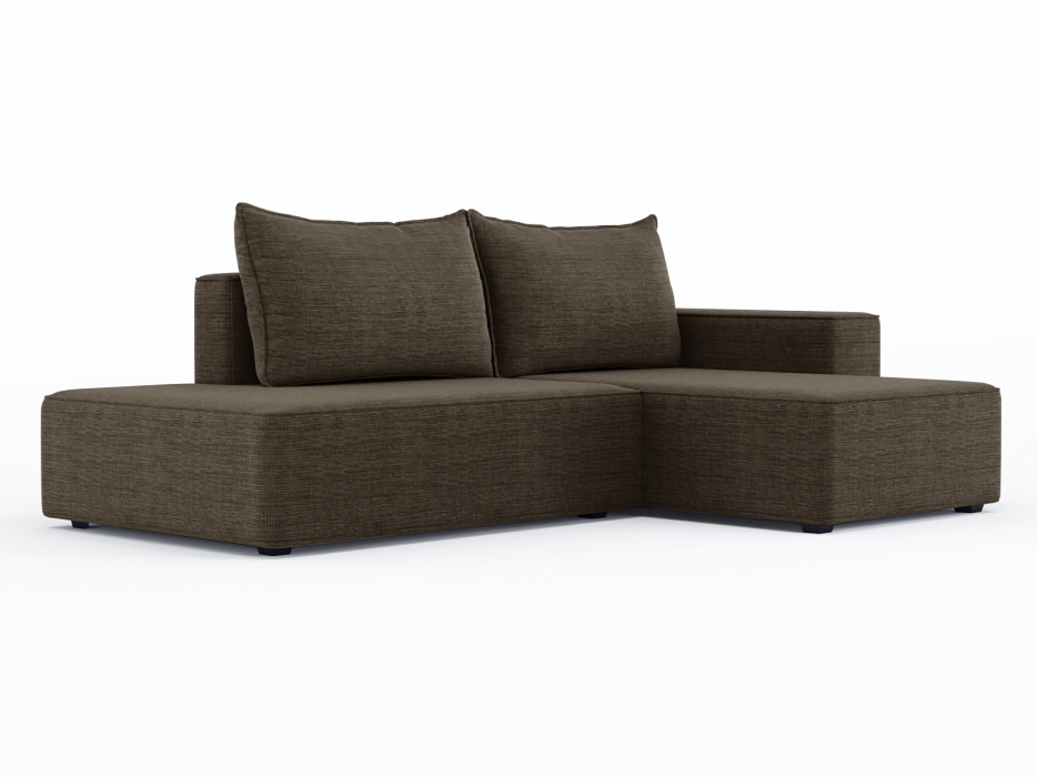 Диваны угловые в гостиную, Диван-кровать угловой Кензо еврокнижка, рогожка Люкс