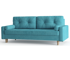 Диваны с ящиком для белья, Диван-кровать Belfast, независимый пружинный блок, велюр