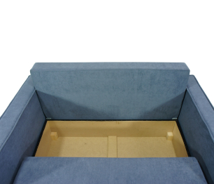 Диван-кровать еврокнижка Лофт, 120, велюр