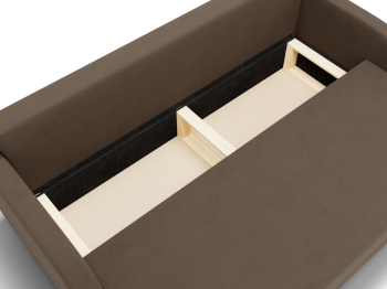 Прямой диван Генри,еврокнижка,велюр