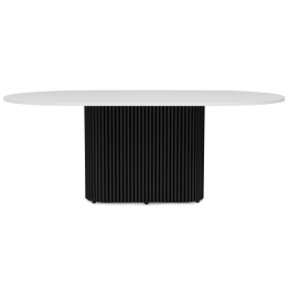 Стол Барон О 180 х 90 (черные ноги)