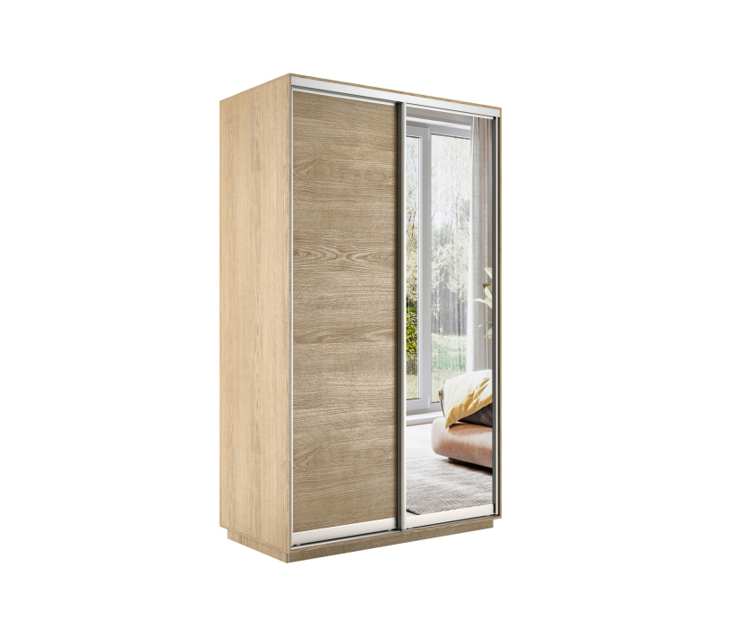 Шкафы-купе, Шкаф-купе Экспресс Медиум дуо 2200 x 1400 x 600