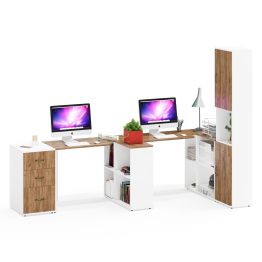 Мебель для домашнего кабинета для двоих Лидер-8