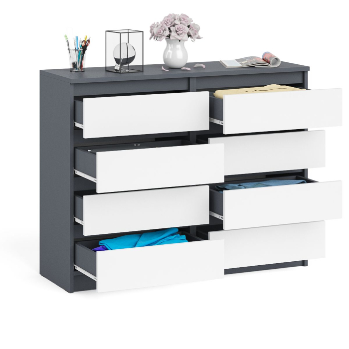 Комоды, Комод восемь выдвижных ящиков Мори МК1200.8