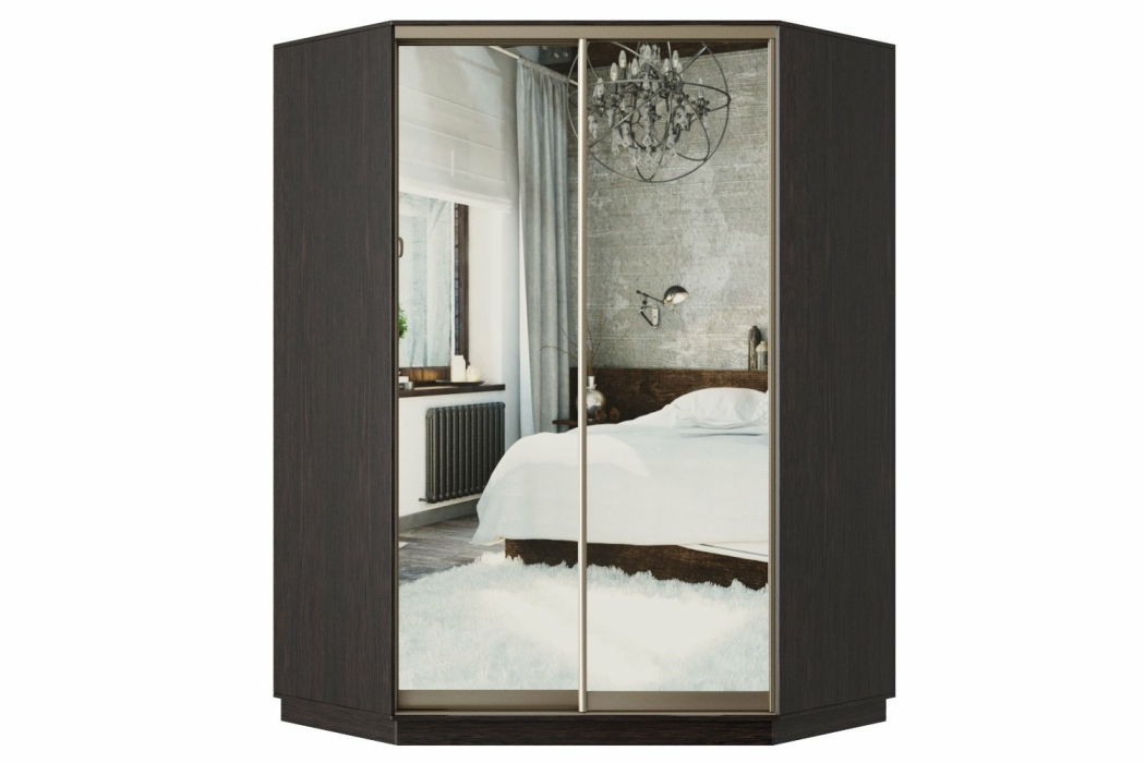 Шкафы-купе, Угловой шкаф-купе Премьер 71 Венге