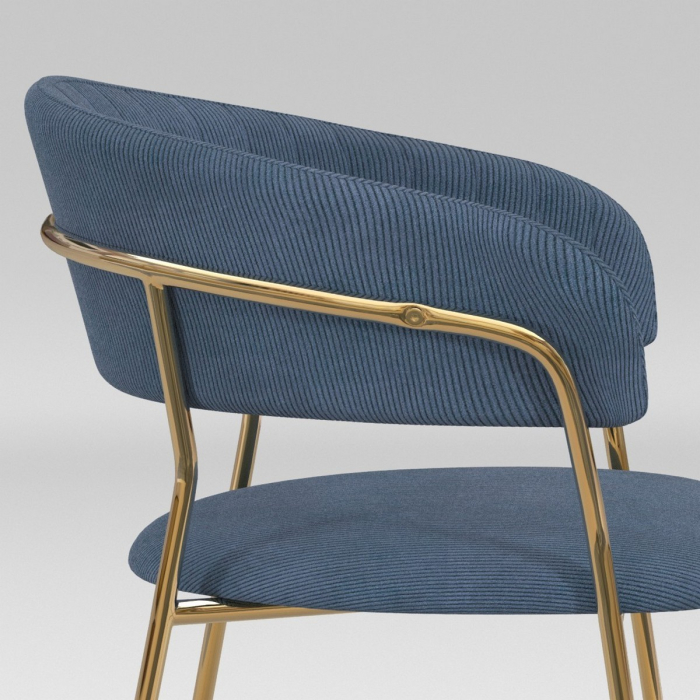 Стулья, Стул Whispered Fusion вельвет, золотой