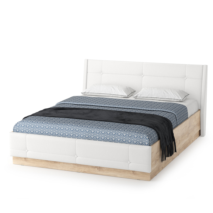 Спальные гарнитуры, Кровать Муссон 1600 с подъёмным основанием и туалетным столиком, 1600х2000 мм