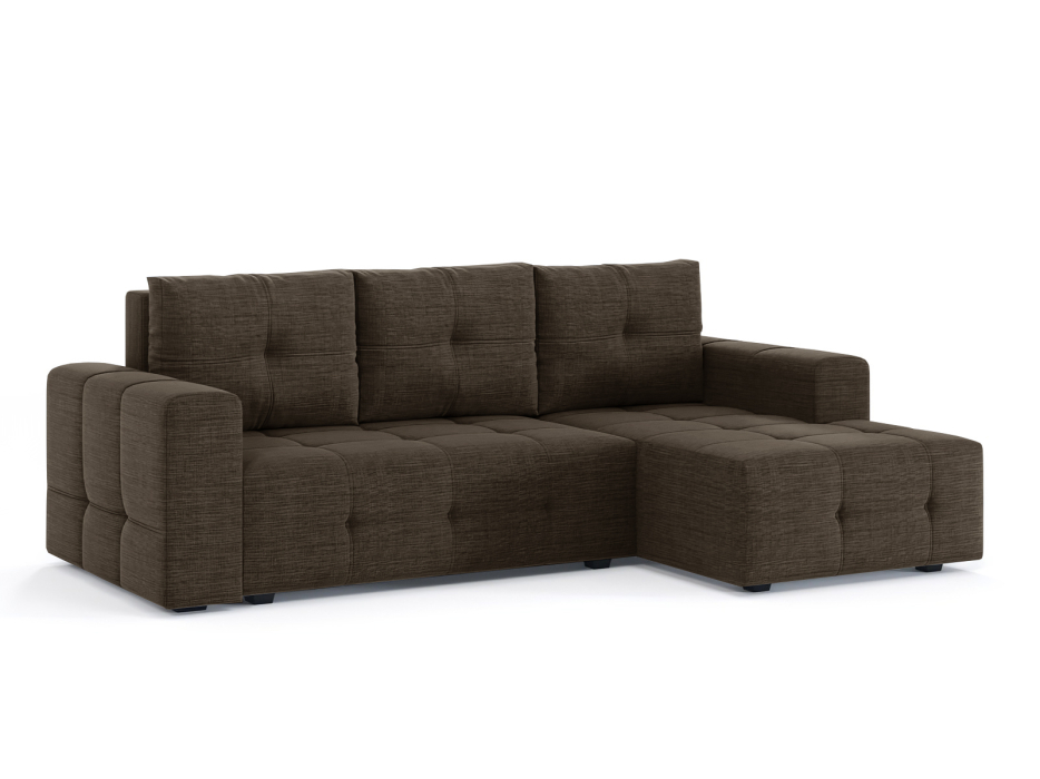 Диваны угловые в гостиную, Диван-кровать угловой Прадо, еврокнижка, рогожка Люкс